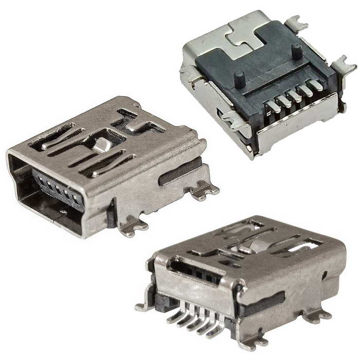 Разъём USB RUICHI USB/M-1J (SZC), 5 контактов