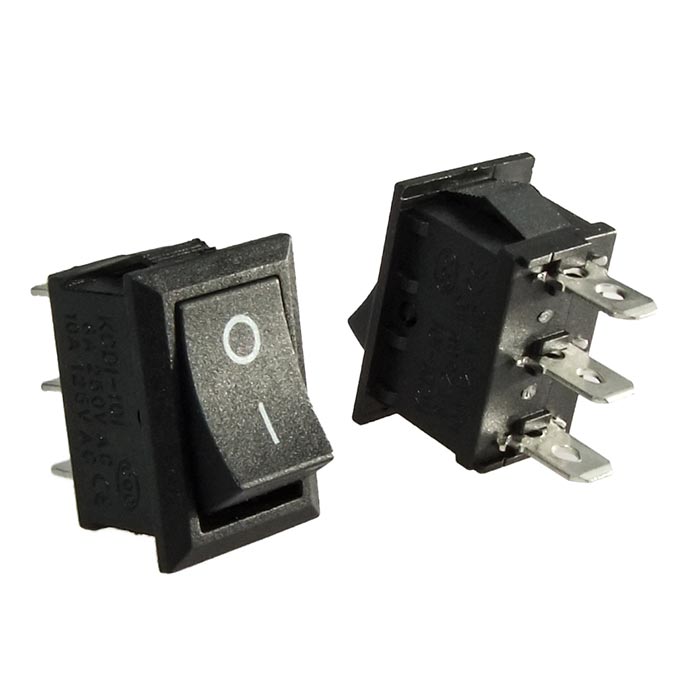 Клавишный переключатель RUICHI KCD1-102-C3-B/3P, ON-ON