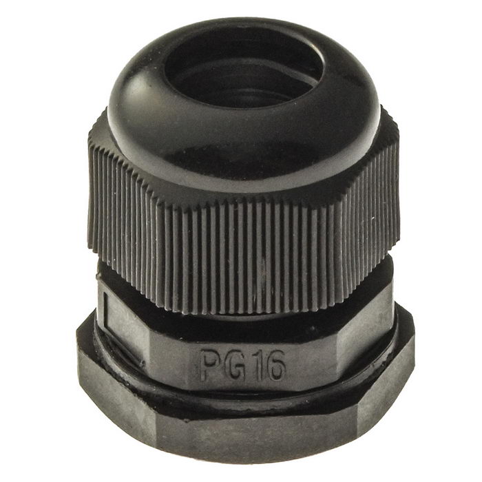 Кабельный ввод RUICHI PG16 (IP 54) чёрный, полиамид