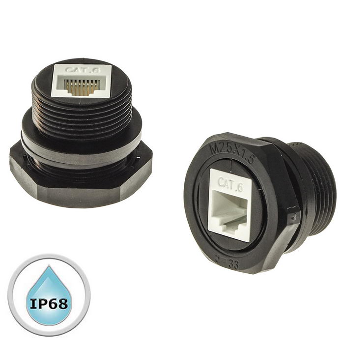 Разъём герметичный RUICHI RJ45M25Z0-6A