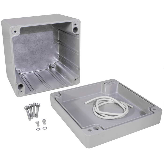 Корпус для РЭА герметичный G137G, 120.5х120.5х101.5 мм, литой, алюминиевый сплав
