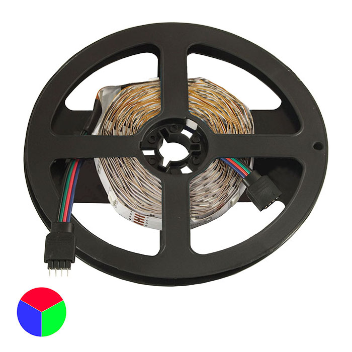 Светодиодная лента RUICHI, 5050, 150 LED, IP33, 12 В, RGB, катушка 5 м (цены указаны за 1 м)