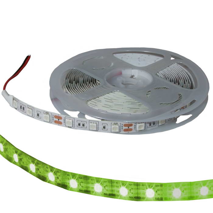 Светодиодная лента RUICHI, 5050, 300 LED, IP33, 12 В, цвет зелёный, катушка 5 м (цены указаны за 1 м)