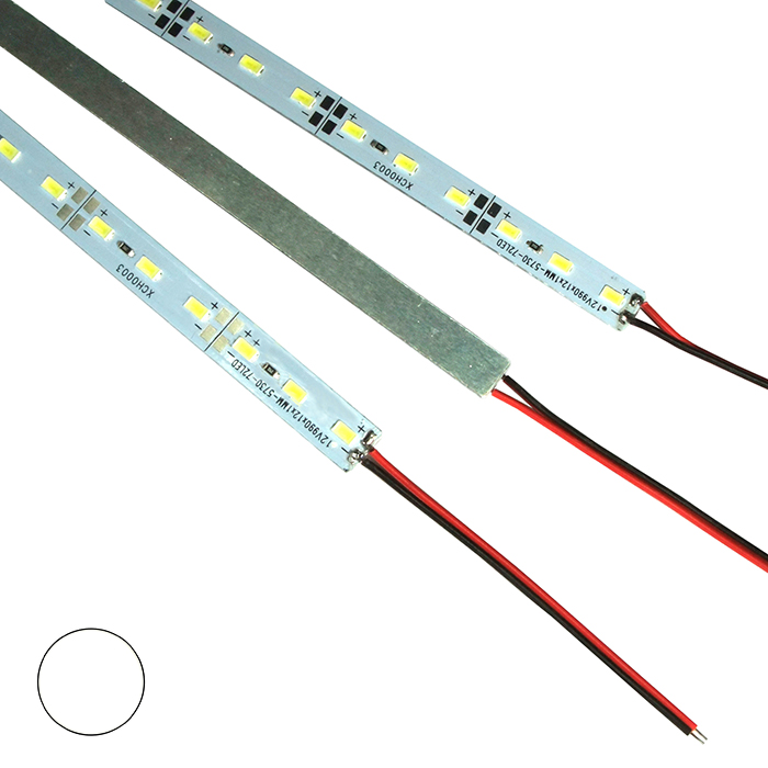 Светодиодная лента RUICHI, Жесткая, 5730, 72 LED, IP33, 12 В, цвет белый, катушка 5 м (цены  указаны за 1 м)