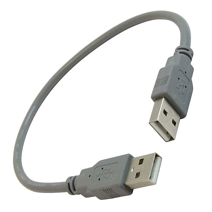 Кабель компьютерный USB соединительный SZC USB-A(m)-USB-A(m), 0.3 м