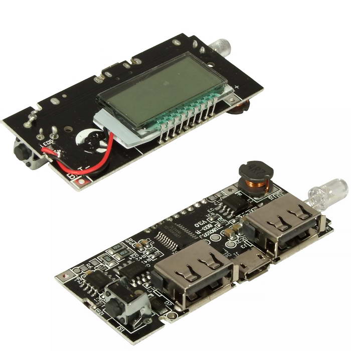 USB модуль для внешнего ЗУ с ЖК-индикатором RUICHI EM-343