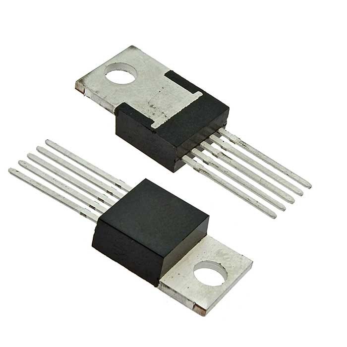 LM2576T-5.0/NOPB, Понижающий регулятор напряжения Texas Instruments, 5В, 3А, корпус  TO-220-5
