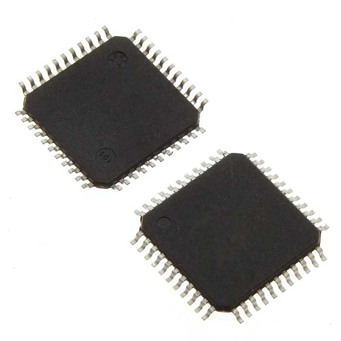 PIC18F4520-I/PT, микроконтроллер Microchip 8-бит, PIC, 40 МГц, 32 Кб (16Kх16) флэш-память, 36 I/O, корпус TQFP-44