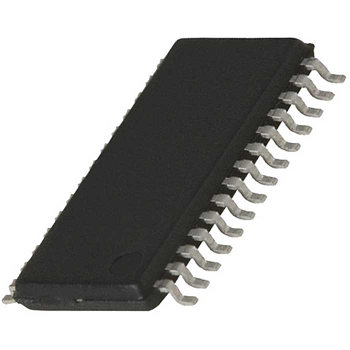 MAX7301AAI+T, расширитель шины Maxim Integrated, 20 I/O, 20 бит, 26 МГц, SPI, 2.5 В, 5.5 В, корпус SSOP-28