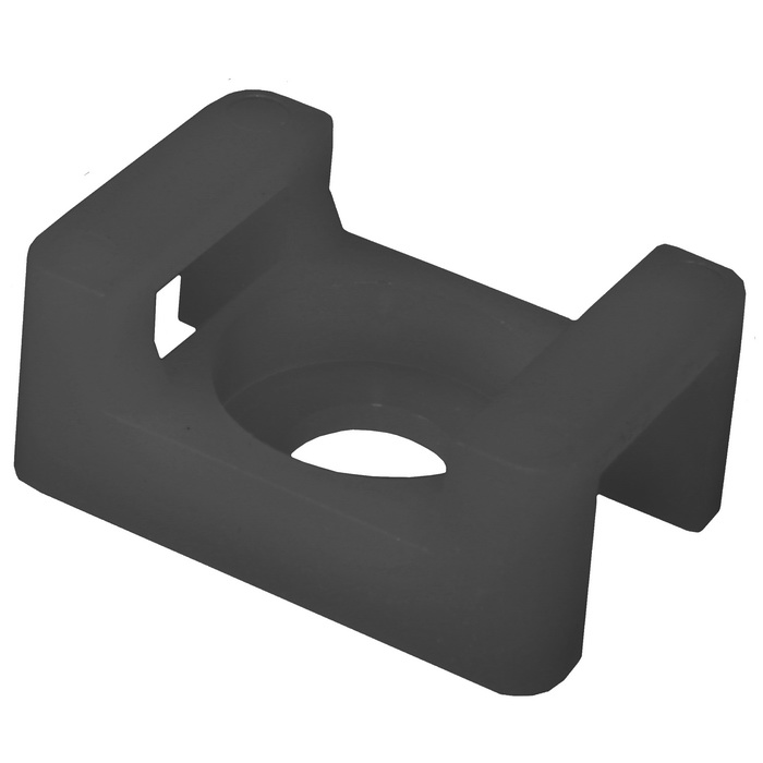 Держатель кабеля пластиковый RUICHI STM-2B, 9х23 мм, чёрный