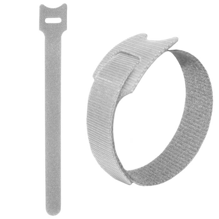 Хомут-липучка RUICHI 210х16 мм, белый (50 шт.)