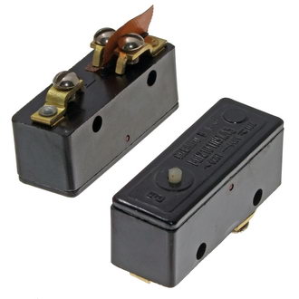 Микропереключатель КЭАЗ МП2101 исп. 3, толкатель, до 660 В, до 16 А, IP00, винтовое  крепление.