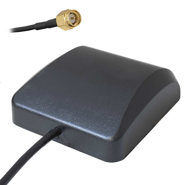 Антенна GPS RUICHI, GPS/GLONASS, G2-1,  разъём SMA-male, 5 м