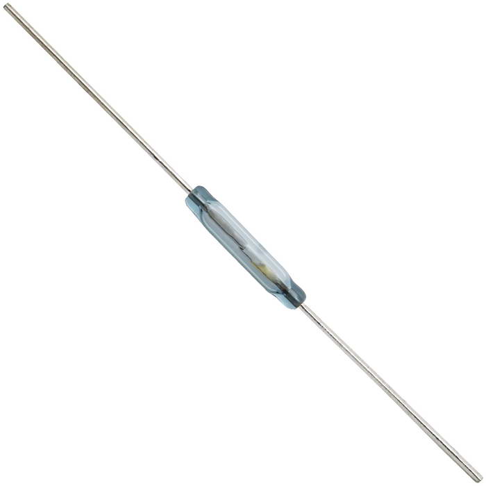 Геркон RUICHI 1402, МДС срабатывания 15-20 А, 500 Гц, 100 В, 0.5 А, 10 Вт, 100 мОм, -60...+125 °C