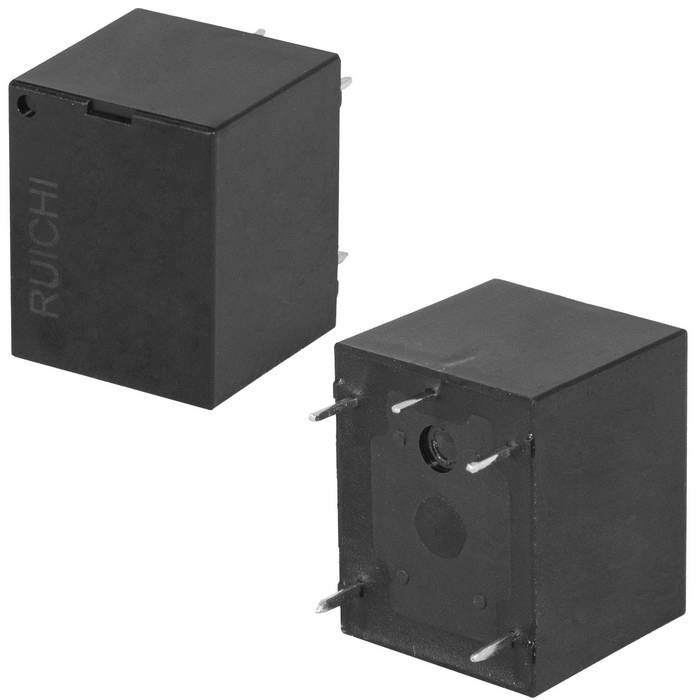 Электромагнитное реле RUICHI R833H-1C-12VDC-C, SPDT, 125/250(AC), 30(DC), 12 В