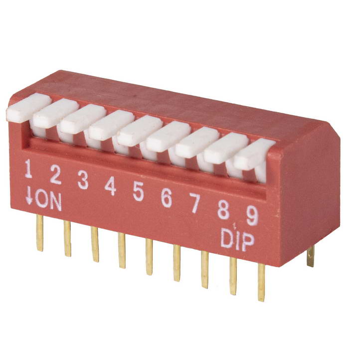 DIP переключатель RUICHI DP-09, серия SWD 3-9