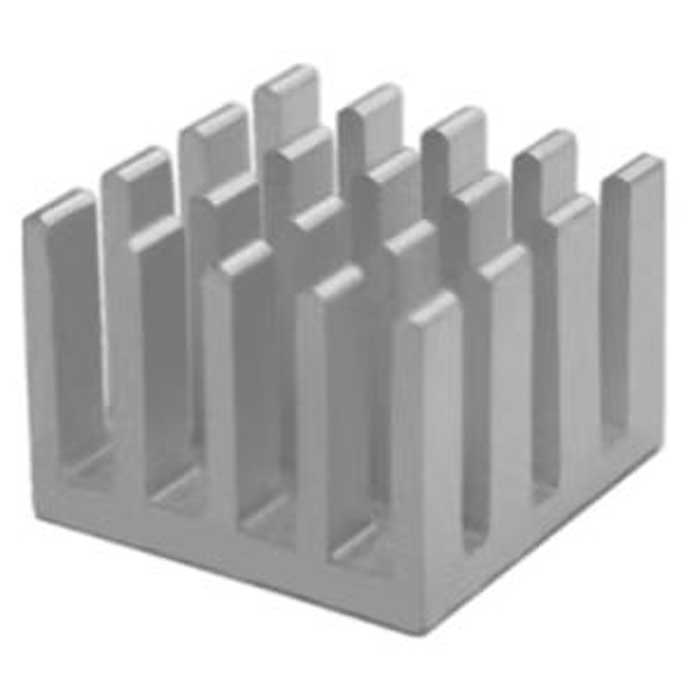 BLA 14x14x10mm N, охладитель полупроводниковых приборов штыревой RUICHI серии BLA, 14x14x10 мм, N, алюминий