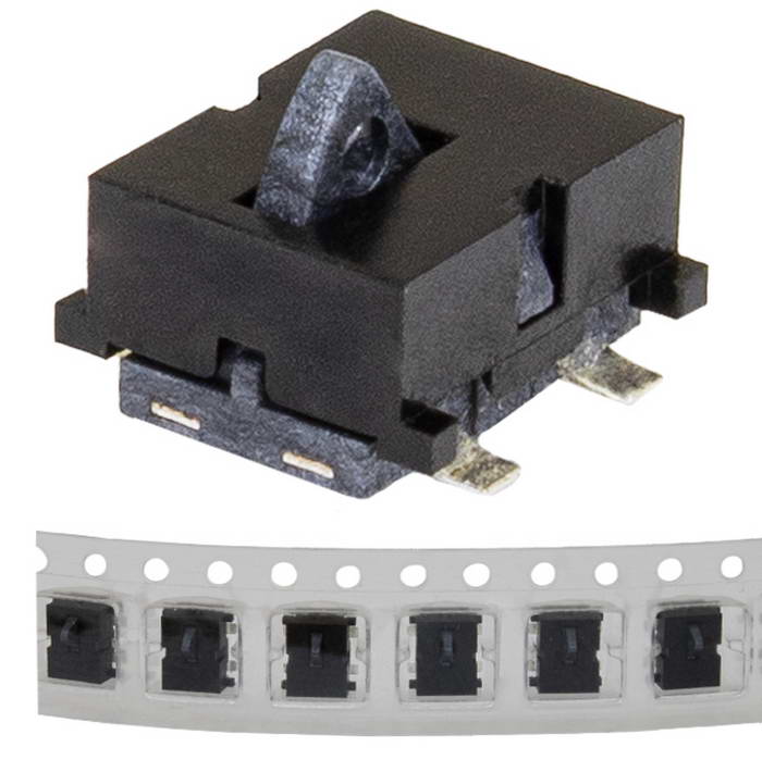 Микропереключатель RUICHI DS-013, 0.1 А, 30 В, 100 мОм, 50000 циклов, -40..+70°C