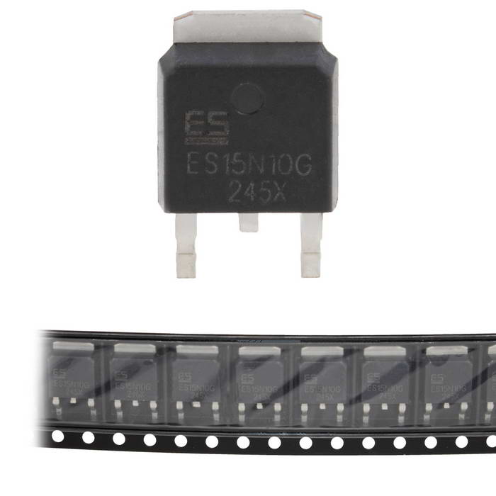 ES15N10G Elecsuper полевой транзистор (MOSFET), N-канал, 100 В, 12 А, 85 мОм, TO-252 (DPAK)