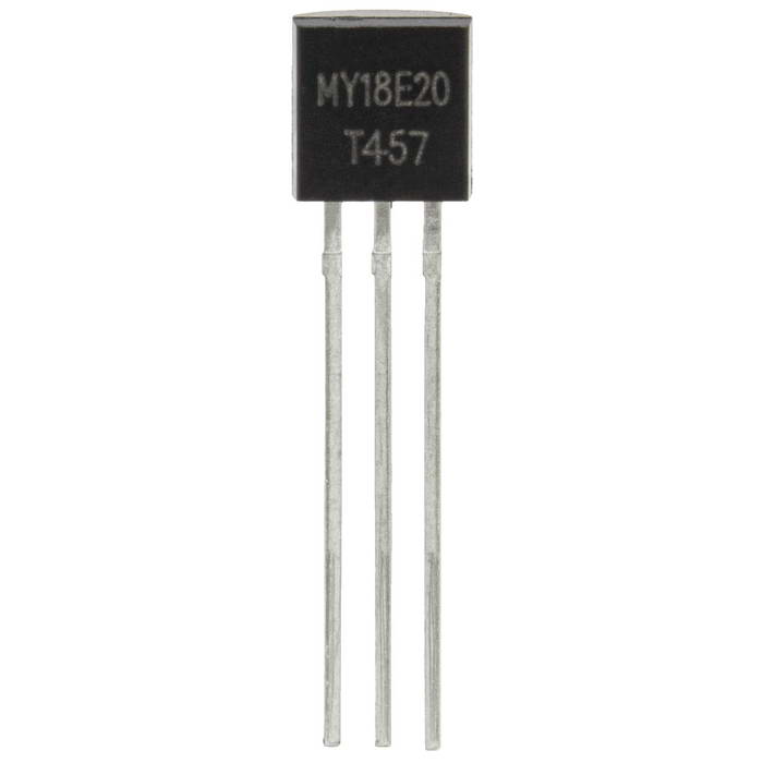 MY18E20-15, датчик температуры цифровой Mysentech, -55…+125 °С, точность ±0.5°C, 1-Wire, корпус TO-92