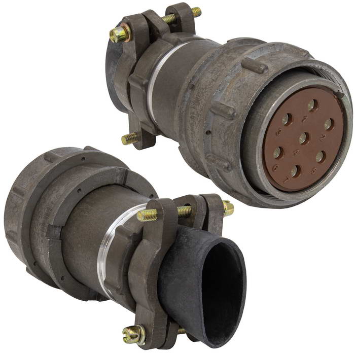 Разъём RUICHI  RM33-7-TK-S-D  кабельная прямая неэкранированная розетка (аналог  2рмдт33)
