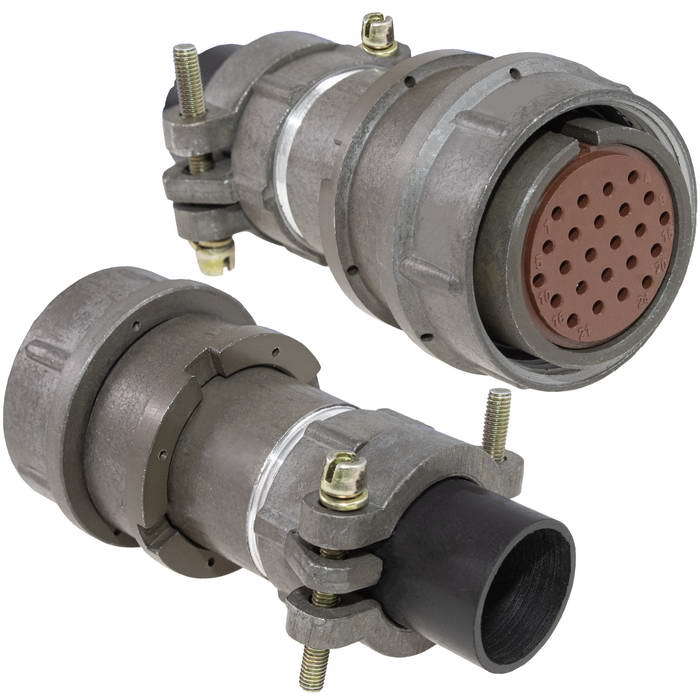 Разъём RUICHI  RM27-24-TK-S-D  кабельная прямая неэкранированная розетка (аналог  2рмт27)