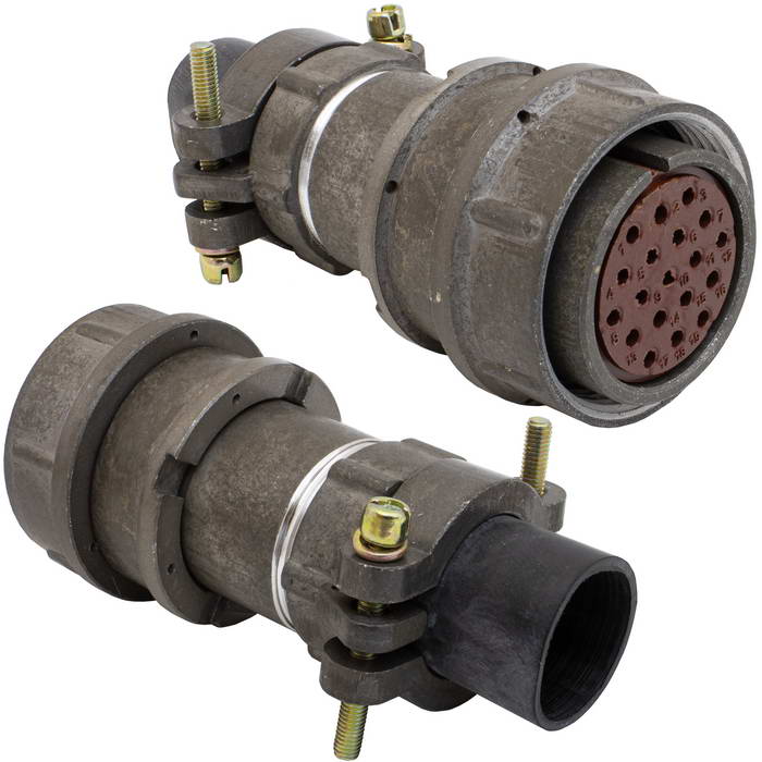 Разъём RUICHI  RM27-19-TK-S-D  кабельная прямая неэкранированная розетка (аналог  2рмдт27)