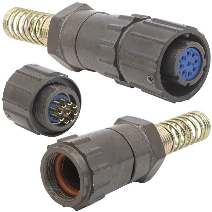 Разъём быстроразъёмный RUICHI FQ14-9pin TK, 9-контактный
