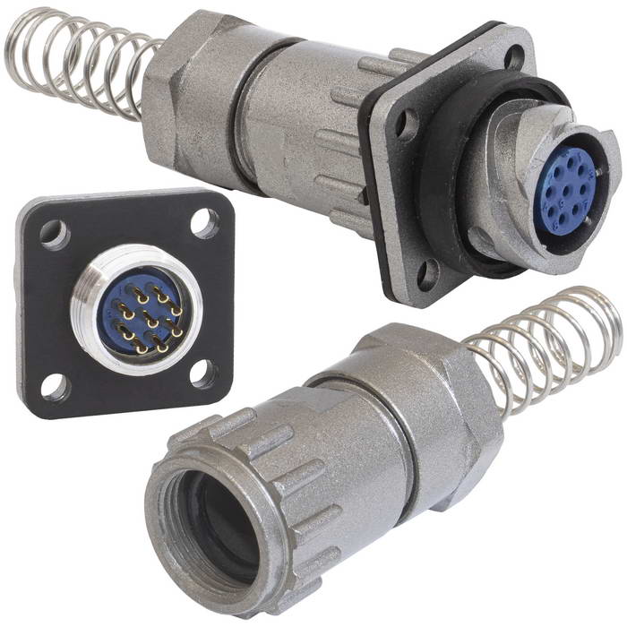 Разъём быстроразъёмный RUICHI FQ14-9pin ZPK, 9-контактный