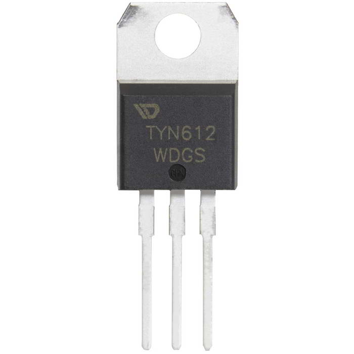 TYN612RG, низковольтный тиристор WEIDA, 600 В, 12 А, корпус TO-220AB