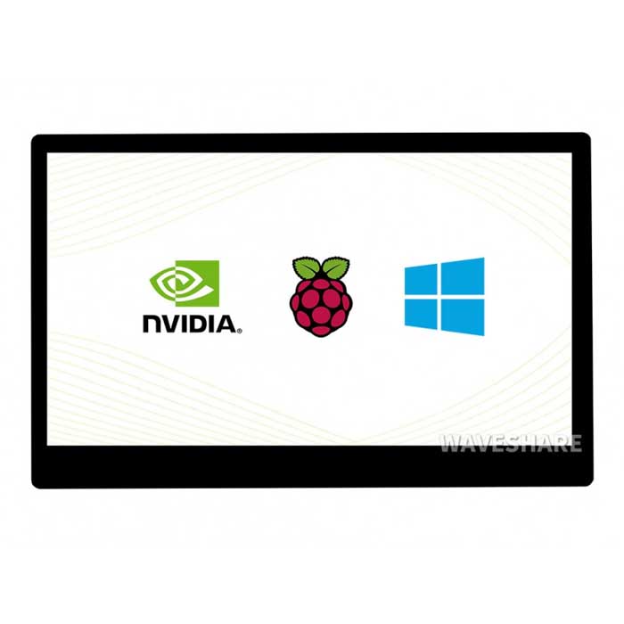 11.6-дюймовый емкостный сенсорный ЖК-дисплей Waveshare, 11.6inch HDMI LCD (H),  разрешение 1920x1080, HDMI, IPS, оптически склеенный экран, поддержка различных систем
