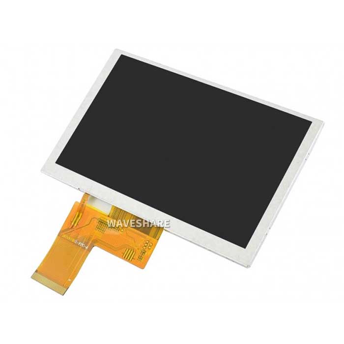 5-дюймовый дисплей для Raspberry Pi Waveshare, 5inch DPI LCD, разрешение 800x480,  интерфейс DPI, IPS, без сенсорного ввода