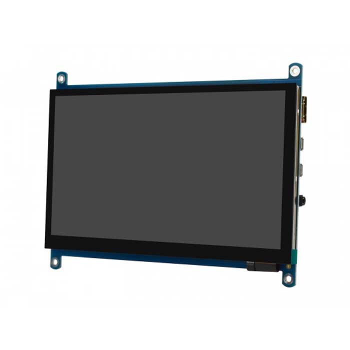 7-дюймовый QLED Quantum Dot дисплей Waveshare, 7HP-CAPQLED, емкостный сенсорный,  разрешение 1024x600, панель из закаленного стекла G+G, поддержка различных систем