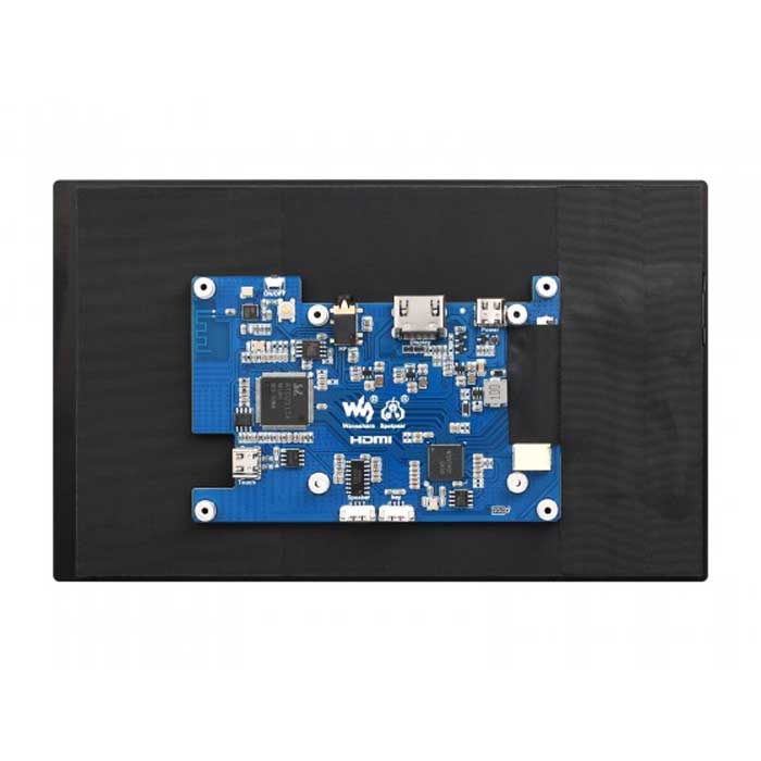 8-дюймовый емкостный сенсорный дисплей Waveshare, 8DP-CAPLCD, панель из оптически  склеенного закаленного стекла, разрешение 1280x800, IPS, интерфейс HDMI