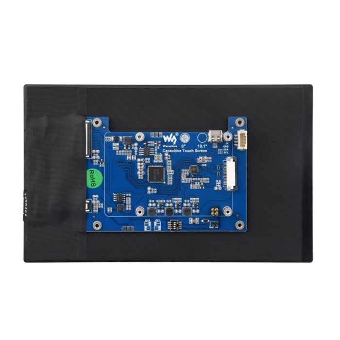 8-дюймовый емкостный сенсорный дисплей для Raspberry Pi Waveshare, 8inch DSI LCD (C),  разрешение 1280x800, IPS, интерфейс DSI