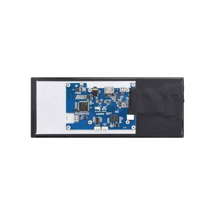9.3-дюймовый емкостный сенсорный дисплей Waveshare, 9.3inch 1600x600 LCD, высокая  яркость, разрешение 1600x600, панель из оптически склеенного закаленного стекла,  интерфейс HDMI, IPS