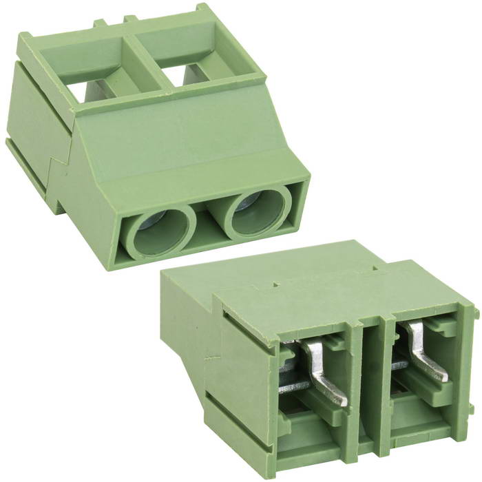 Винтовой модульный клеммный блок RUICHI RG950-9.5-02P ( DG950-9.5-02P / GT950-9.5-02P ),  на плату, 2 контакта, шаг 9.50 мм