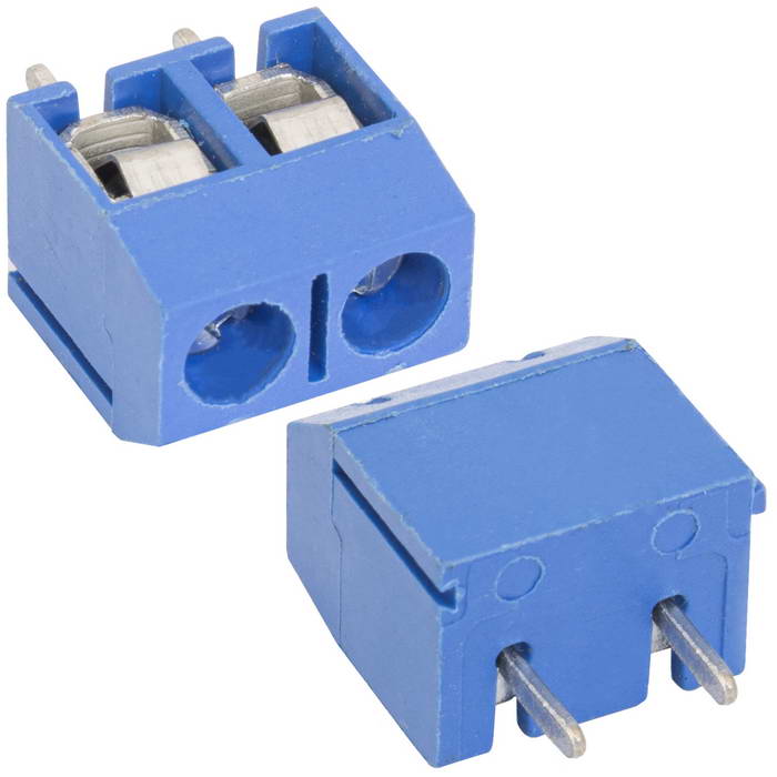 Винтовой модульный клеммный блок RUICHI RG306-5.0-02P ( DG306-5.0-02P / GT306-5.0-02P ),  на плату, 2 контакта, шаг 5.00 мм