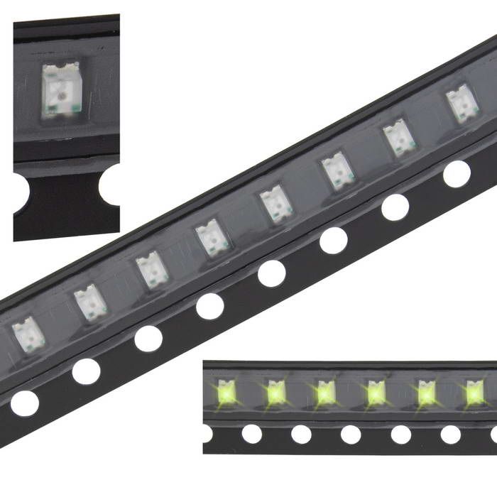 LED0805YG (YLED0805YG) Yongyutai светодиод желто-зеленый 571 нм, 45 мкд, 0805 (2.0x1.25x0.85   мм)