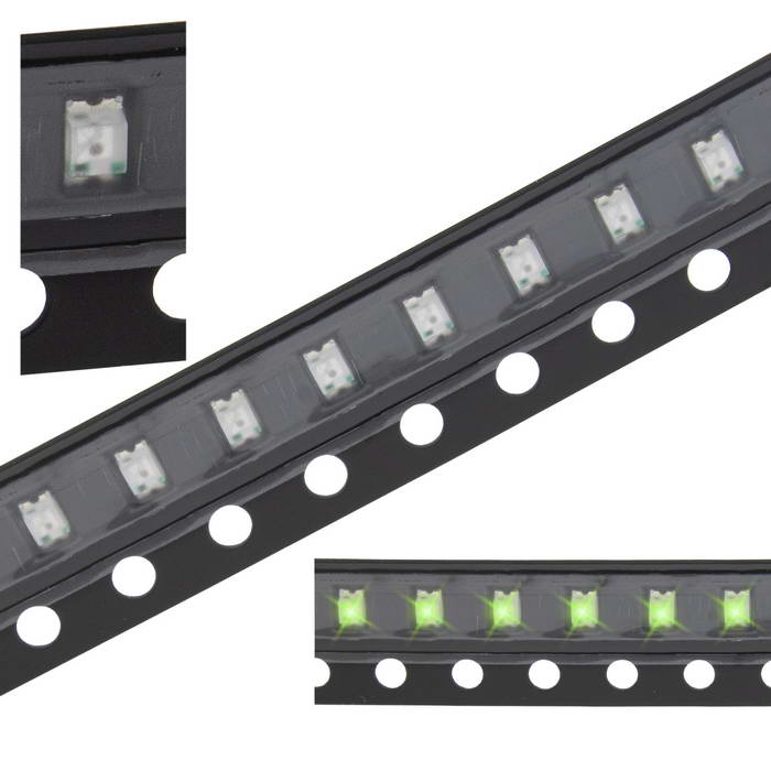 LED0805G (YLED0805G) Yongyutai светодиод зеленый 525 нм, 303 мкд, 0805 (2.0x1.25x0.85 мм)