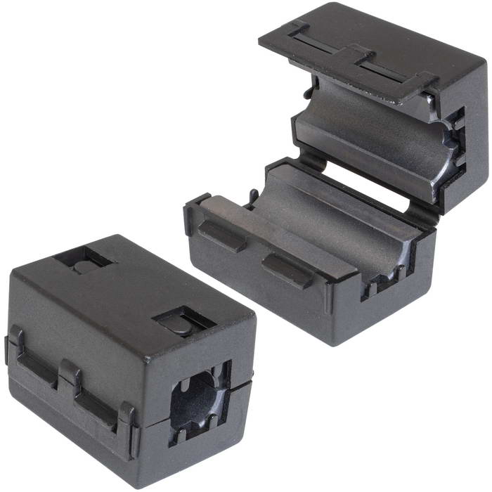 Фильтр ферритовый на провод RUICHI ZCAT2233-1030F черный, в корпусе
