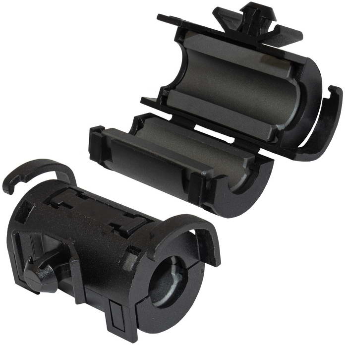 Фильтр ферритовый на провод RUICHI ZCAT2032-0930F черный, в корпусе