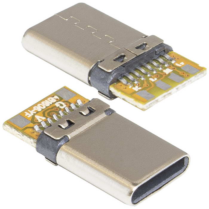 Разъём USB RUICHI USB3.1 TYPE-C 6PFB, мама, 6 контактов