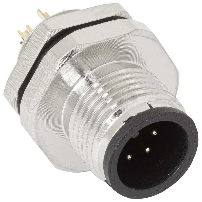Металлический блочный разъём RUICHI M12-7B, розетка, IP67