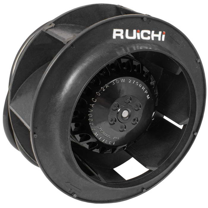 Вентилятор центробежный AC RUICHI RQF 133FLW2, 220В, 2600/3100 об/мин, 171/203 м3/ч, 33/30Вт