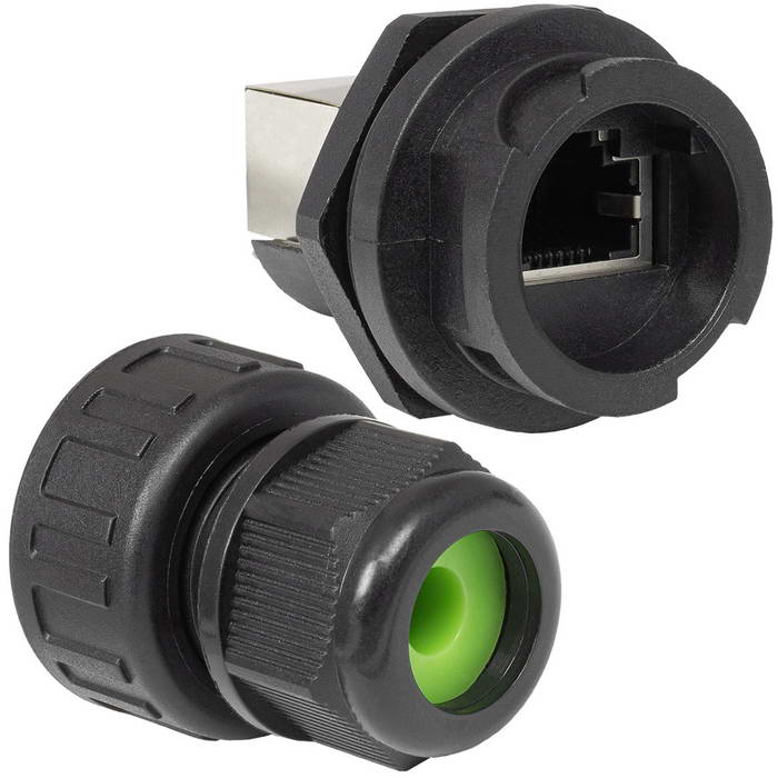 Герметичный круглый разъем для кабеля RUICHI, RJ45BL-C-03, байонетное соединение