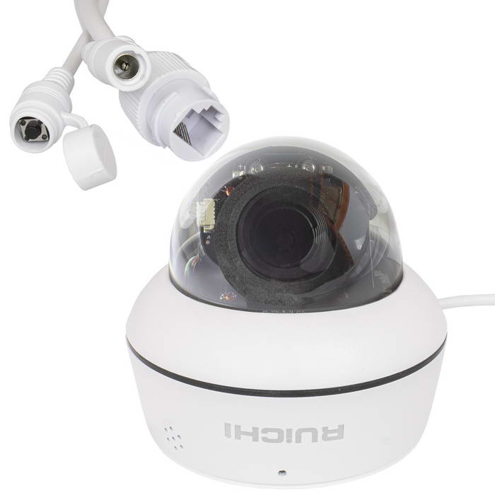 Поворотная камера видеонаблюдения IP 5Мп 2592P RUICHI RU-BMV4X50HD с 4x оптическим  зумом, PoE, microSD