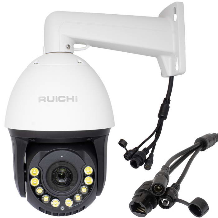 Поворотная камера видеонаблюдения IP 5Мп RUICHI RU-CMV20X50HD с 20-x оптическим  зумом, поворотная, PoE