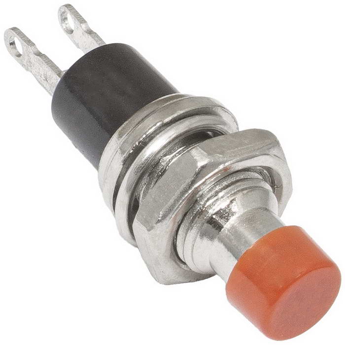 Кнопочный переключатель RUICHI PBS-10C-2, ON-(OFF), красный