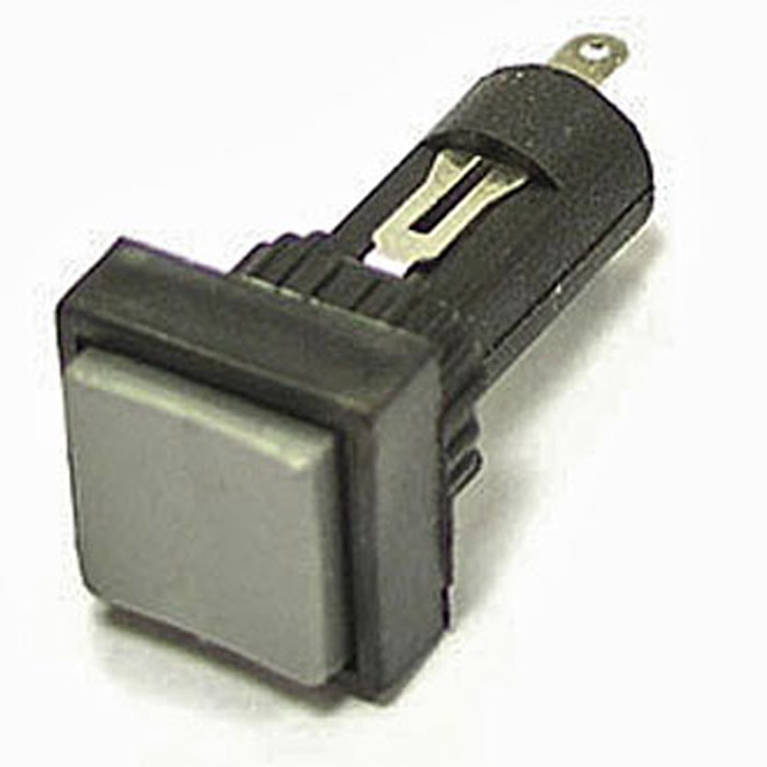 Кнопочный переключатель RUICHI PBS-32B, OFF-(ON), серый